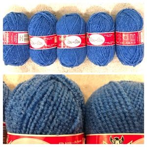 Glitter Knit Metallic-look Yarn (6 Spools)